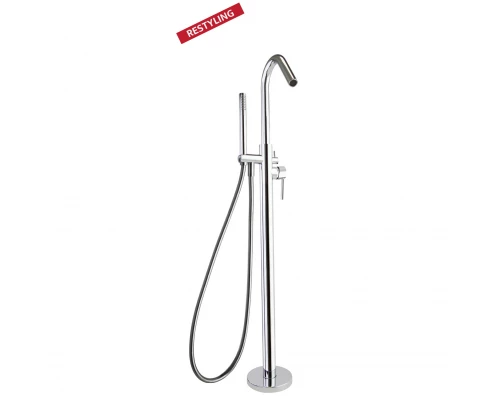 Напольный смеситель для ванны однорычажный с душевым комплектом DRAKO 338502MO