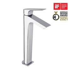 Смеситель высокий для раковины чаши однорычажный URBAN CHIC с каскадным изливом211001 (L)
