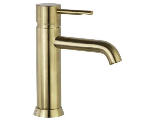 Смеситель для раковины однорычажный ODISEA 390401OC золото брашированное (M)