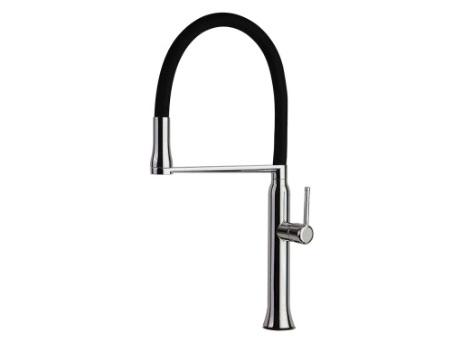 Смеситель высокий для кухни однорычажный с магнитным держателем и гибким изливом KITCHEN MAGNET 3868