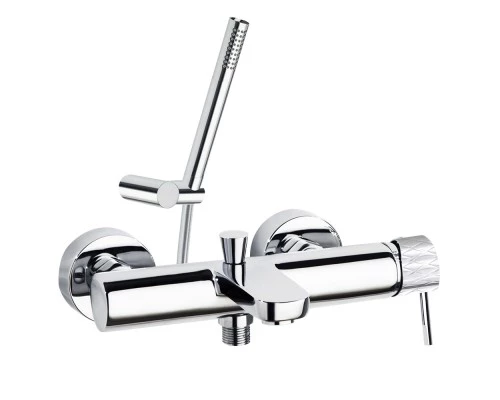 Смеситель для ванны наружнего монтажа однорычажный с душевым комплектом ODISEA JOYA 590501MO