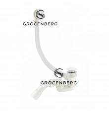 Слив-перелив (автомат) Grocenberg GB230W, белый
