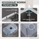 Кухонная мойка Splenka S703.7050.05, сатин