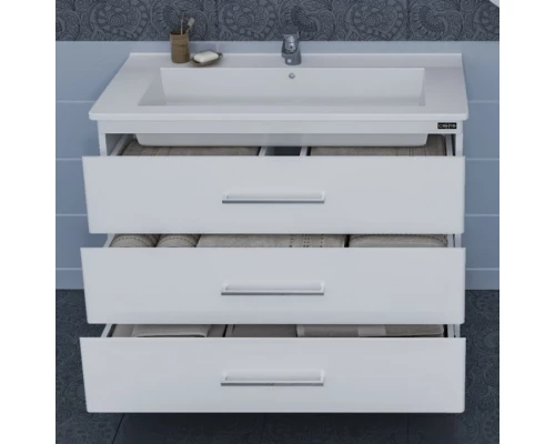 Тумба белый глянец 103 см Санта Вегас 226013л