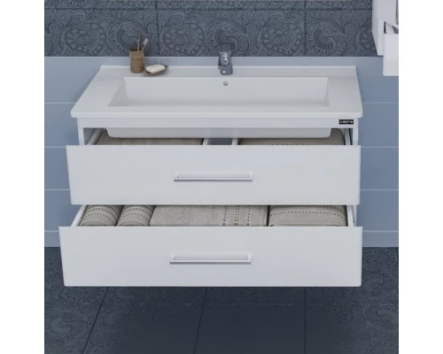 Тумба белый глянец 103 см Санта Вегас 226012л