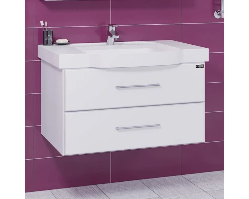 Тумба белый глянец 86 см Санта Омега 207049