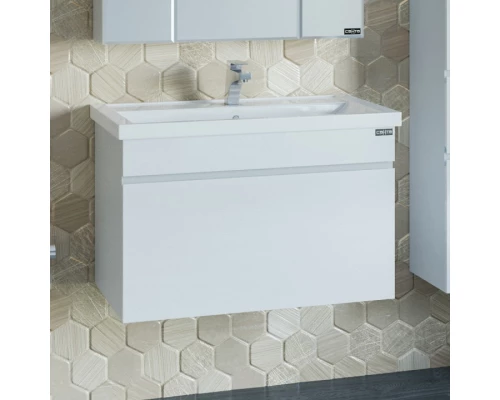 Тумба белый глянец 66,5 см Санта Марс 700216