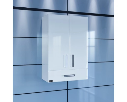Шкаф подвесной белый глянец Санта Меркурий 409003