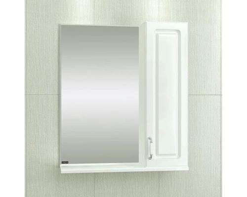 Зеркальный шкаф 61x72 см белый глянец Санта Верона 700280