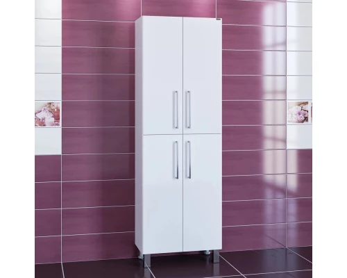 Пенал напольный/подвесной белый глянец Санта Вегас 526008