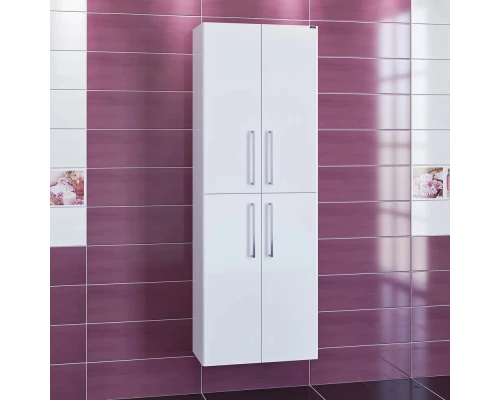 Пенал напольный/подвесной белый глянец Санта Вегас 526008