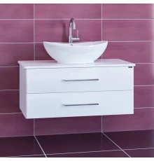 Тумба белый глянец 90 см Санта Вегас 226016л