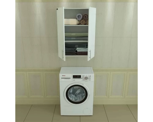 Шкаф подвесной белый глянец Санта Дублин 423001