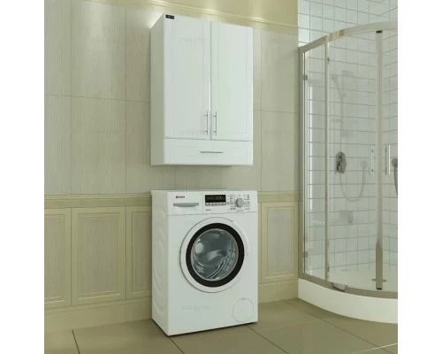 Шкаф подвесной белый глянец Санта Дублин 423003