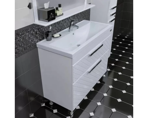 Тумба белый глянец 97 см Санта Калипсо 217011лN