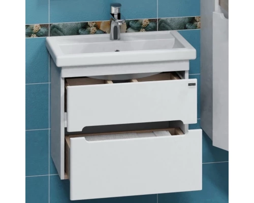 Тумба белый глянец 56 см Санта Лондон 224035