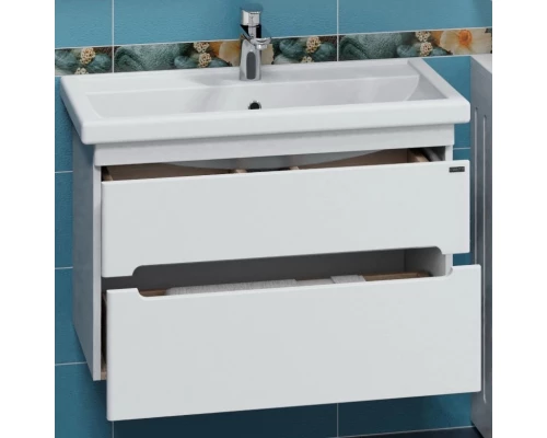 Тумба белый глянец 76 см Санта Лондон 224037