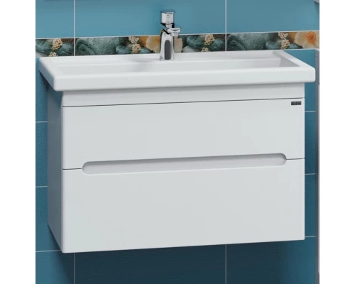 Тумба белый глянец 76 см Санта Лондон 224037