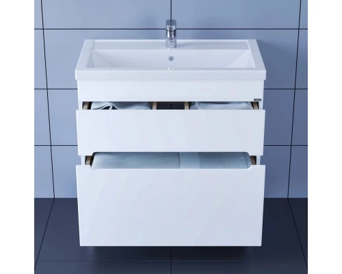 Тумба белый глянец 77 см Санта Лондон 224007л