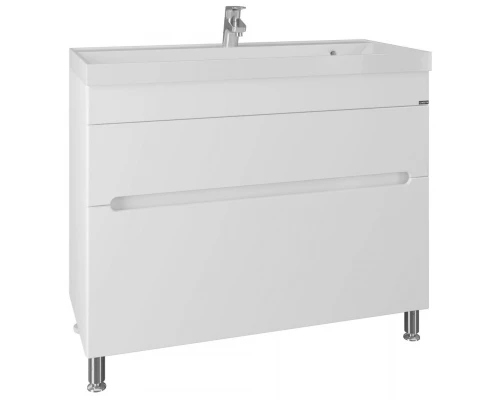 Тумба белый глянец 100 см Санта Лондон 224030