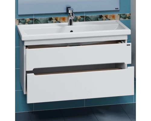 Тумба белый глянец 97 см Санта Лондон 224040