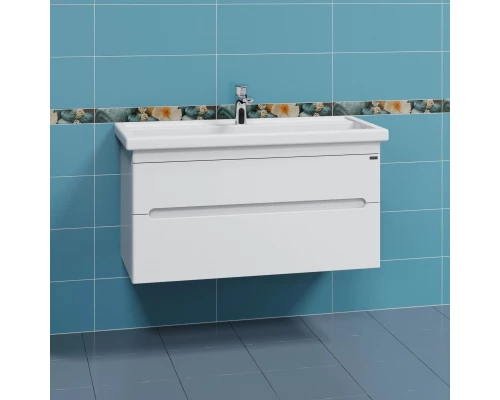 Тумба белый глянец 97 см Санта Лондон 224040