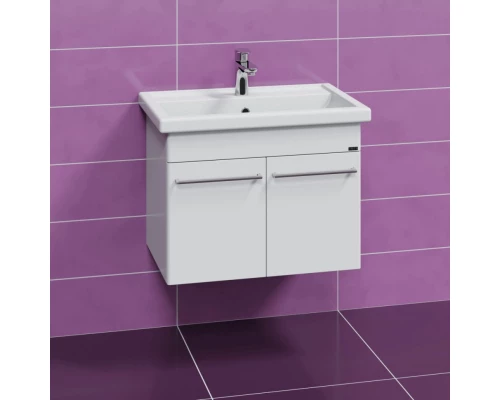 Тумба с раковиной белый глянец 71 см Санта Вегас 226035 + FOCTEP70