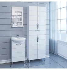 Комплект мебели белый глянец 46 см Санта Родос 206020 + YYUT45 + 101202