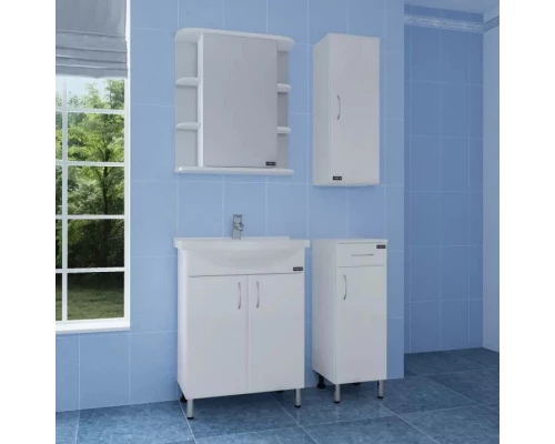 Комплект мебели белый глянец 65,5 см Санта Элеганс 201102 + ELEGAHC65 + 101044