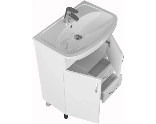 Комплект мебели белый глянец 61,5 см Санта Сити 201076 + YYUT60 + 101016