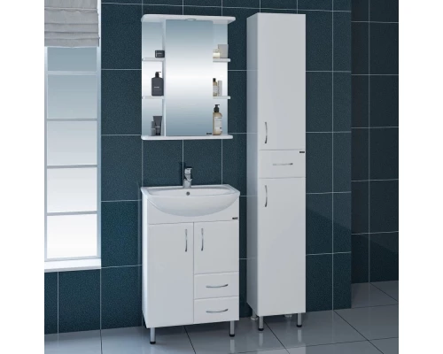 Комплект мебели белый глянец 55 см Санта Уют 201088 + YYUT55 + 101020