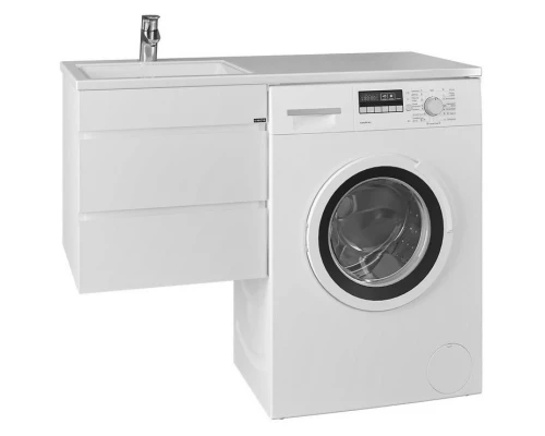 Тумба белый глянец 48 см Санта Марс 700262