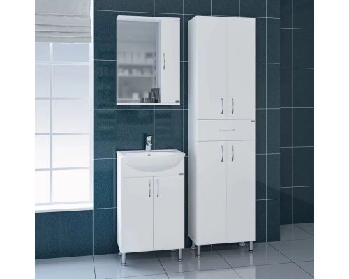 Комплект мебели белый глянец 51 см Санта Сити 201068 + YYUT50 + 101100