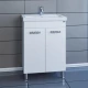 Тумба с раковиной белый глянец 60,5 см Санта Ливерпуль 700109N + FOCTEP60
