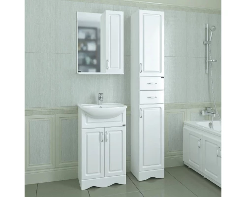 Комплект мебели белый глянец 51 см Санта Верона 700111 + YYUT50 + 700278