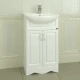 Тумба с раковиной белый глянец 51 см Санта Верона 700111 + YYUT50