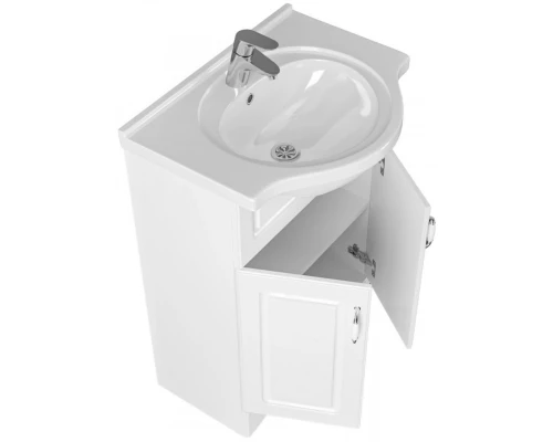 Тумба с раковиной белый глянец 60 см Санта Верона 700112 + CATYPH60