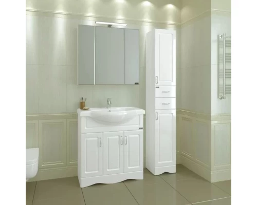 Комплект мебели белый глянец 81 см Санта Верона 700113 + CLASSIC80 + 113011