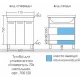 Тумба с раковиной белый глянец 71 см Санта Ливерпуль 700120 + FOCTEP70