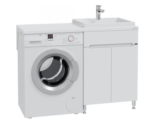 Тумба белый глянец 59 см Санта Лондон 224033