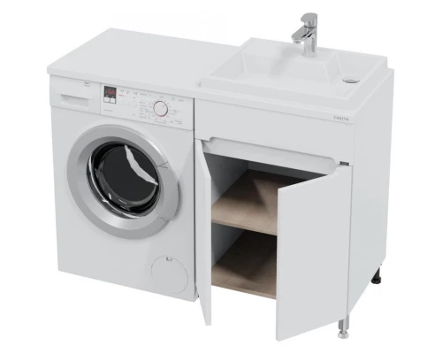 Тумба белый глянец 59 см Санта Лондон 224033