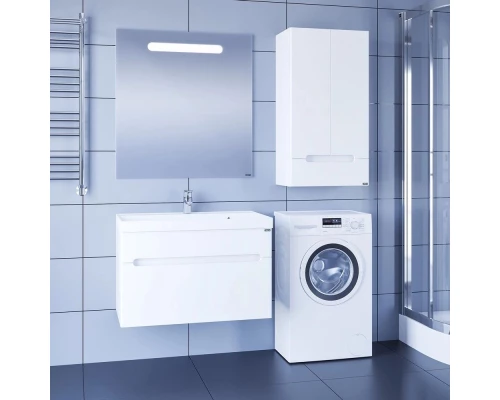 Комплект мебели белый глянец 80,5 см Санта Лондон 224004L + CLASSIC80M + 900520