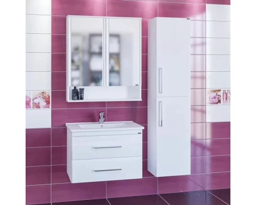 Комплект мебели белый глянец 76,5 см Санта Вегас 226031 + OCKAP75 + 700180