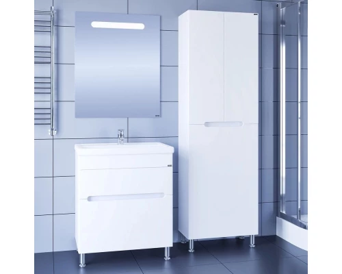 Комплект мебели белый глянец 71 см Санта Лондон 224006L + FOCTEP70 + 900519