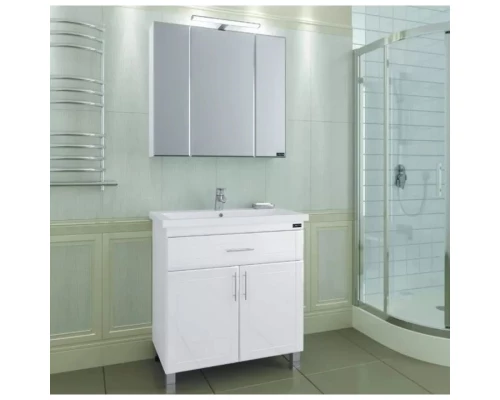 Комплект мебели белый глянец 81,5 см Санта Дублин 223005 + FOCTEP80 + 113011