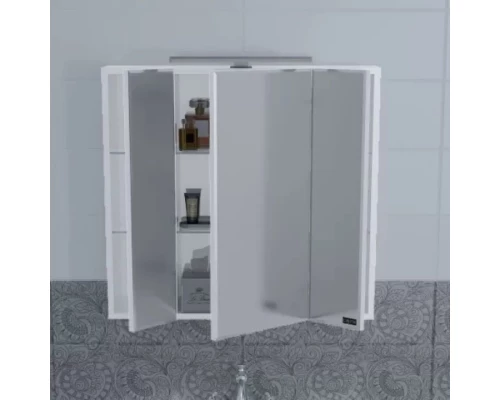 Комплект мебели белый глянец 81,5 см Санта Дублин 223005 + FOCTEP80 + 113011