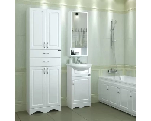 Комплект мебели белый глянец 46 см Санта Верона 700189 + YYUT45 + 700176