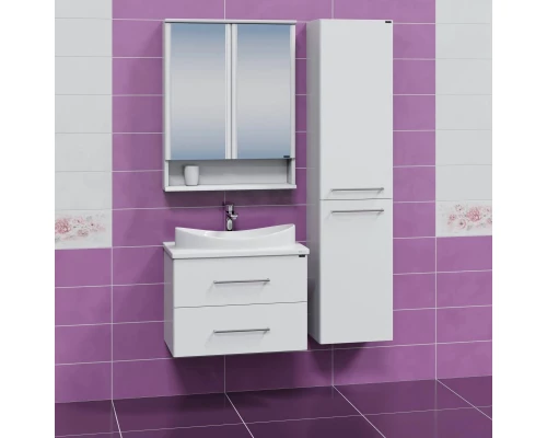 Комплект мебели белый глянец 70 см Санта Вегас 226037 + Vega70 + 700179