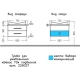 Тумба с раковиной белый глянец 70 см Санта Вегас 226037 + Vega70