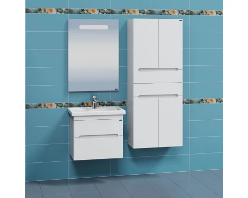 Комплект мебели белый глянец 60,5 см Санта Лондон 224035 + FOCTEP60 + 900518